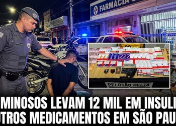FIM DA LINHA: POLÍCIA RECUPERA CARGA DE INSULINA ROUBADA NA ZONA LESTE.