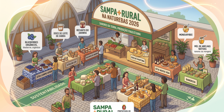 SABORES DA TERRA: AGRICULTORES PAULISTANOS GANHAM DESTAQUE NA NATUREBAS 2026