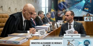 JULGAMENTO A JATO: MORAES MANTÉM CERCO CONTRA EDUARDO BOLSONARO