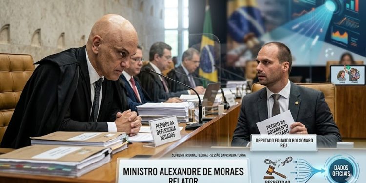 JULGAMENTO A JATO: MORAES MANTÉM CERCO CONTRA EDUARDO BOLSONARO