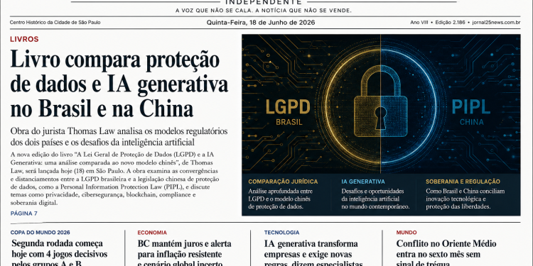 Jurista Thomas Law apresenta nova edição da obra que analisa os desafios da inteligência artificial, da privacidade digital e da soberania tecnológica no século XXI
