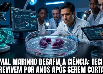 TECIDO ZUMBI: PEDAÇO DE ANIMAL VIVE 3 ANOS APÓS CORTADO.