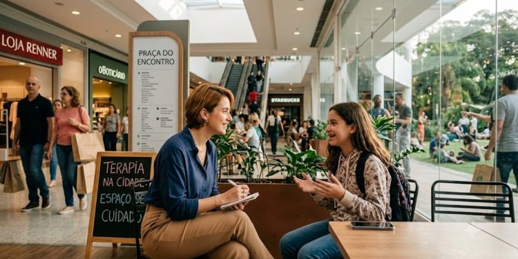 CIDADE CONSULTÓRIO: TERAPIA EM SHOPPINGS E PARQUES SOCORRE JOVENS