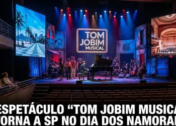 ALMA DA BOSSA: TOM JOBIM MUSICAL ESTREIA NO DIA DOS NAMORADOS.