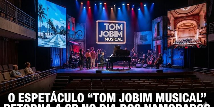 ALMA DA BOSSA: TOM JOBIM MUSICAL ESTREIA NO DIA DOS NAMORADOS.
