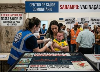 SAÚDE RECOMENDA VACINA CONTRA SARAMPO PARA BEBÊS EM SÃO PAULO