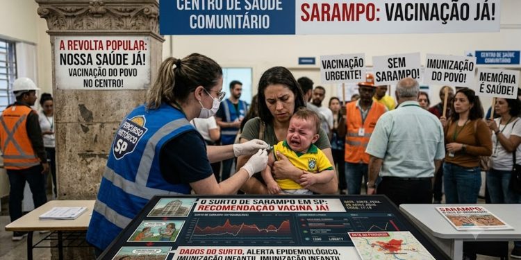 SAÚDE RECOMENDA VACINA CONTRA SARAMPO PARA BEBÊS EM SÃO PAULO