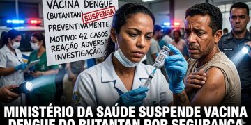 ALERTA NA SAÚDE: GOVERNO SUSPENDE VACINA DA DENGUE DO BUTANTAN.