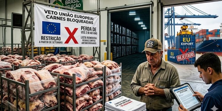 BILHÕES EM RISCO: EUROPA VETA CARNE BRASILEIRA EM SETEMBRO.