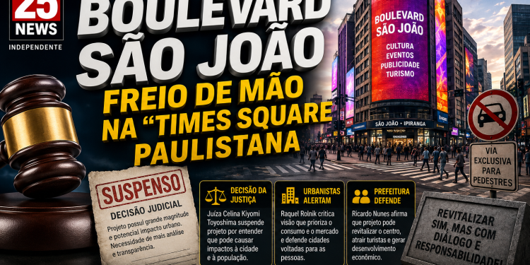 JUSTIÇA FREIA “TIMES SQUARE PAULISTANA” E ABRE NOVA DISCUSSÃO SOBRE O FUTURO DO CENTRO DE SÃO PAULO