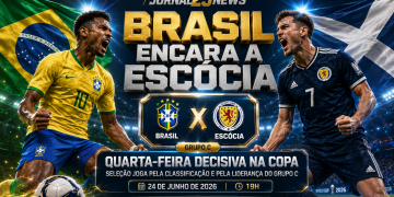⚽ BRASIL ENCARA A ESCÓCIA EM QUARTA-FEIRA DECISIVA NA COPA DO MUNDO