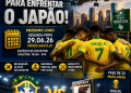 BRASIL VIAJA AO TEXAS PARA ENFRENTAR O JAPÃO NO PRIMEIRO MATA-MATA DA COPA