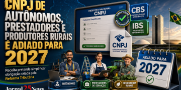 CNPJ PARA AUTÔNOMOS E PRESTADORES DE SERVIÇOS É ADIADO PARA 2027