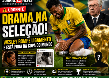 🏆 BAIXA NA COPA: WESLEY SOFRE LESÃO GRAVE E ESTÁ FORA DO MUNDIAL