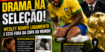 🏆 BAIXA NA COPA: WESLEY SOFRE LESÃO GRAVE E ESTÁ FORA DO MUNDIAL
