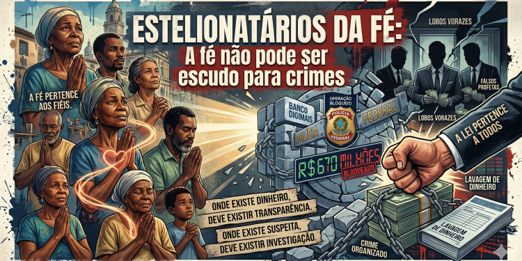 👁️ OLHAR 360º – MÁRIO MARCOVICCHIO- ESTELIONATÁRIOS DA FÉ  -Igrejas não podem servir de escudo para crimes e lavanderias para o crime organizado