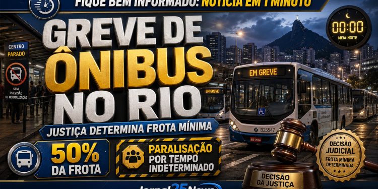 Greve de ônibus no Rio é confirmada; Justiça determina frota mínima