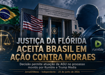 ⚖️ JUSTIÇA DA FLÓRIDA ACEITA PARTICIPAÇÃO DO BRASIL EM AÇÃO DA RUMBLE E TRUMP MEDIA CONTRA MORAES