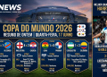 DIÁRIO DA COPA: Portugal x RD Congo	1 x 1;Inglaterra x Croácia 4 x 2;Gana x Panamá 1 x 0;Uzbequistão x Colômbia 1 x 3.