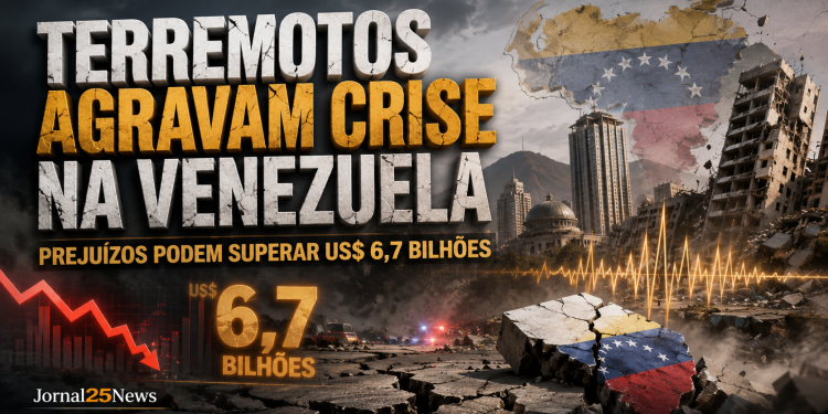 TERREMOTOS AGRAVAM CRISE NA VENEZUELA E PREJUÍZOS PODEM SUPERAR US$ 6,7 BILHÕES