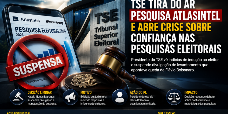 TSE TIRA DO AR PESQUISA ATLASINTEL E ABRE CRISE SOBRE CONFIANÇA NAS PESQUISAS ELEITORAIS
