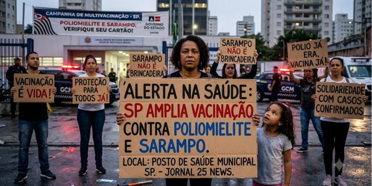 ALERTA NA SAÚDE: SP AMPLIA VACINAÇÃO CONTRA POLIOMIELITE E SARAMPO