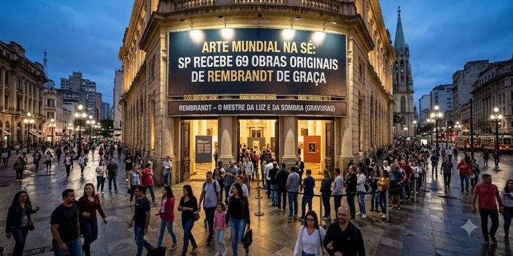 ARTE MUNDIAL NA SÉ: SP RECEBE 69 OBRAS ORIGINAIS DE REMBRANDT DE GRAÇA