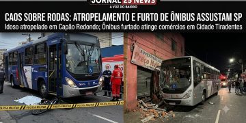CAOS SOBRE RODAS: ATROPELAMENTO E FURTO DE ÔNIBUS ASSUSTAM SP