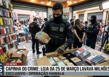 CAPINHA DO CRIME: LOJA DA 25 DE MARÇO LAVAVA MILHÕES