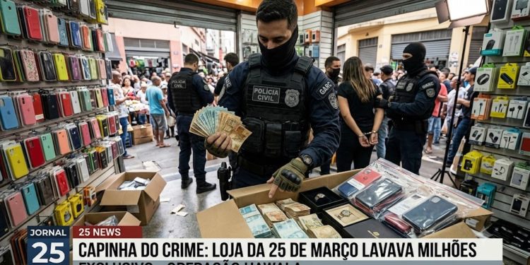 CAPINHA DO CRIME: LOJA DA 25 DE MARÇO LAVAVA MILHÕES