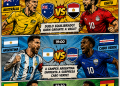 JOGOS DA COPA DE HOJE : 🇦🇺 Austrália × 🇪🇬 Egito  🕒 Horário: 15h00 (Brasília);🇦🇷 Argentina × 🇨🇻 Cabo Verde  🕒 Horário: 19h00 (Brasília);🇨🇴 Colômbia × 🇬🇭 Gana 🕥 Horário: 22h30 (Brasília)