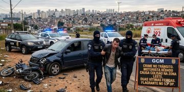 CRIME NO TRÂNSITO: MOTORISTA BÊBADO CAUSA COLISÃO NA ZONA LESTE