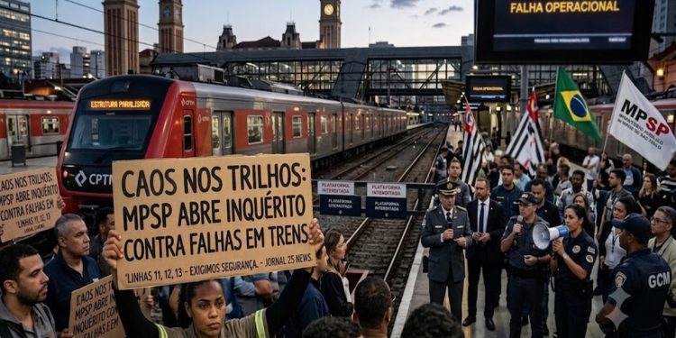 CAOS NOS TRILHOS: MPSP ABRE INQUÉRITO CONTRA FALHAS EM TRENS