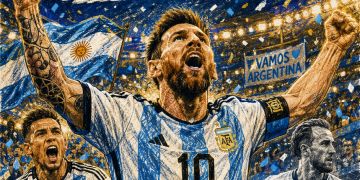 Argentina vence a Suíça na prorrogação e enfrentará a Inglaterra na semifinal da Copa