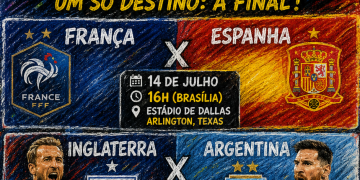 Semifinais da Copa estão definidas: Argentina enfrenta a Inglaterra, e França encara a Espanha