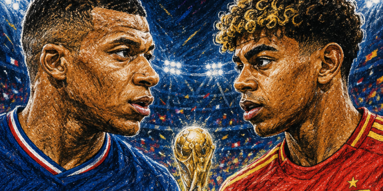 França e Espanha fazem duelo de gigantes na primeira semifinal da Copa do Mundo