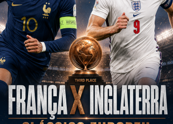 CLÁSSICO EUROPEU VALE O BRONZE: FRANÇA E INGLATERRA DECIDEM O TERCEIRO LUGAR DA COPA DO MUNDO