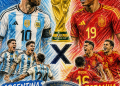 JOGÃO DO DOMINGÃO: ARGENTINA E ESPANHA DECIDEM A COPA DO MUNDO EM DUELO HISTÓRICO AS 16:00HS
