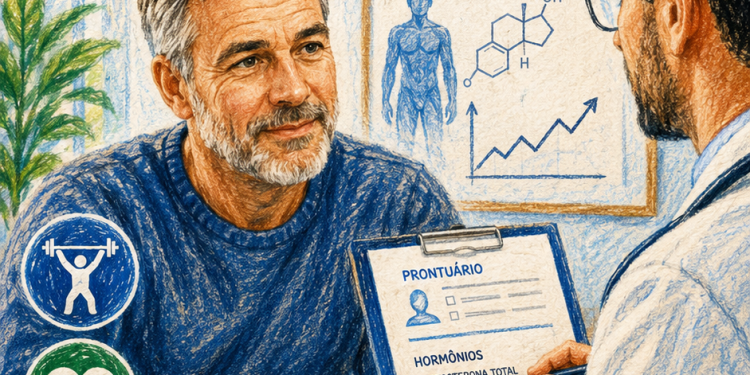 CUIDE-SE BEM :TESTOSTERONA: REPOSIÇÃO PODE MELHORAR A QUALIDADE DE VIDA, MAS USO SEM DIAGNÓSTICO TRAZ RISCOS
