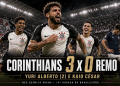 CORINTHIANS DÁ SHOW, GOLEIA O REMO E ENCOSTA NO G-6 DO BRASILEIRÃO