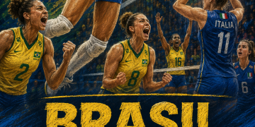 GIGANTE NO TIE-BREAK: BRASIL DERRUBA A ITÁLIA E ESTÁ NA FINAL DA VNL FEMININA