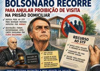 DEFESA DE BOLSONARO RECORRE AO STF CONTRA SUSPENSÃO DE VISITAS E RESTRIÇÕES POLÍTICAS