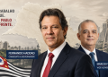 PT OFICIALIZA FERNANDO HADDAD AO GOVERNO DE SÃO PAULO; MÁRCIO FRANÇA SERÁ VICE