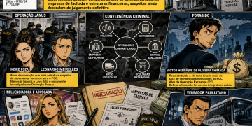 CRIME COMO SERVIÇO: INVESTIGAÇÕES EXPÕEM OPERADORES ENTRE FACÇÕES, CORRUPÇÃO E LAVAGEM