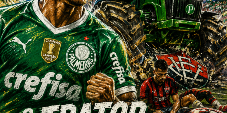 PALMEIRAS GOLEIA O VITÓRIA, ABRE OITO PONTOS SOBRE O FLAMENGO E DISPARA NA LIDERANÇA