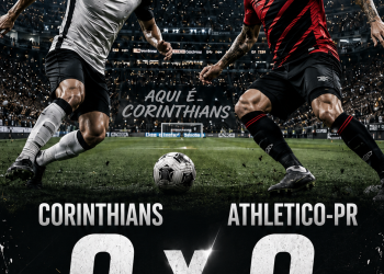 CORINTHIANS EMPATA COM O ATHLETICO-PR EM ITAQUERA E PERDE CHANCE DE ENCOSTAR NO G-6 DO BRASILEIRÃO