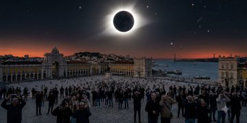 DIA VIRA NOITE: MAIOR ECLIPSE DA DÉCADA APAGA A EUROPA