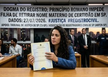 DOGMA DO REGISTRO: PRINCÍPIO ROMANO IMPEDE FILHA DE RETIRAR NOME MATERNO DE CERTIDÃO EM SP