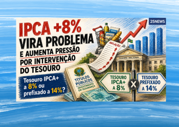 IPCA+ ACIMA DE 8% ACENDE ALERTA E AUMENTA PRESSÃO POR AÇÃO DO TESOURO
