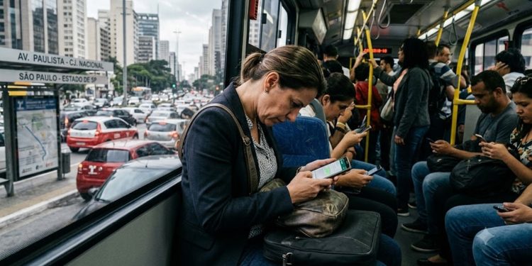 EPIDEMIA SILENCIOSA: CELULAR DEFORMA A COLUNA DO PAULISTANO